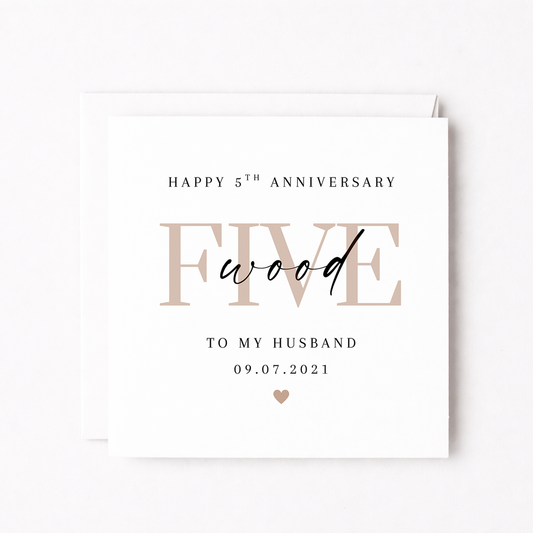 Wood Anniversary