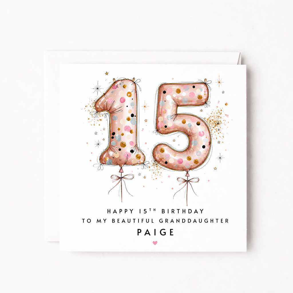 15th Confetti Balloon