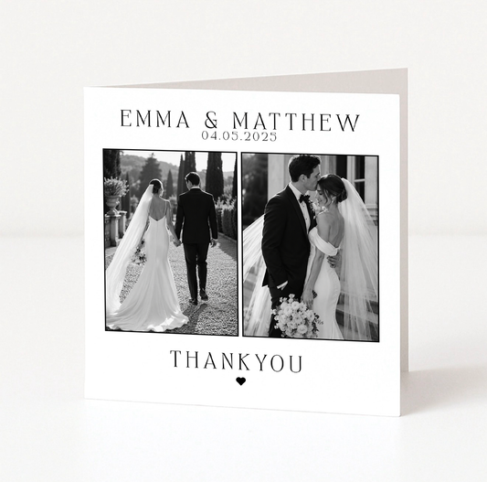 Thank You Wedding Card