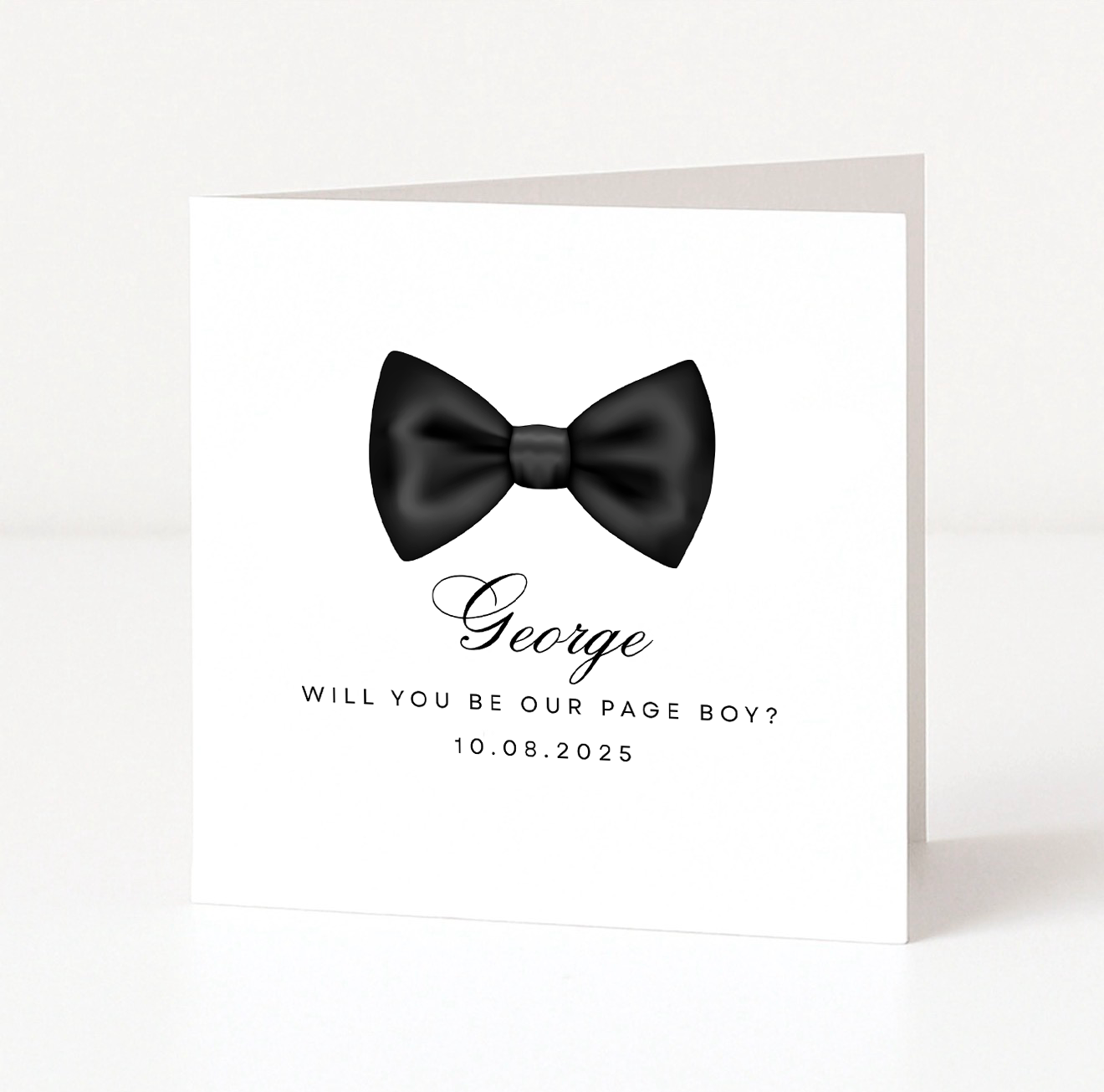 Will You Be Our Pageboy?