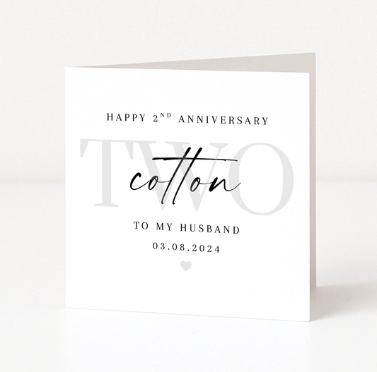 Cotton Anniversary