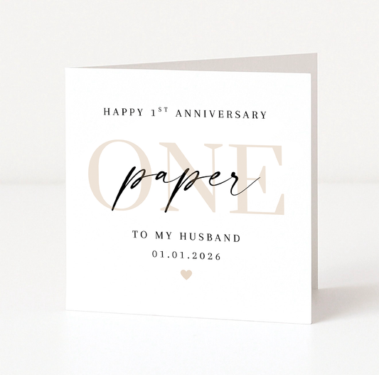 Paper Anniversary