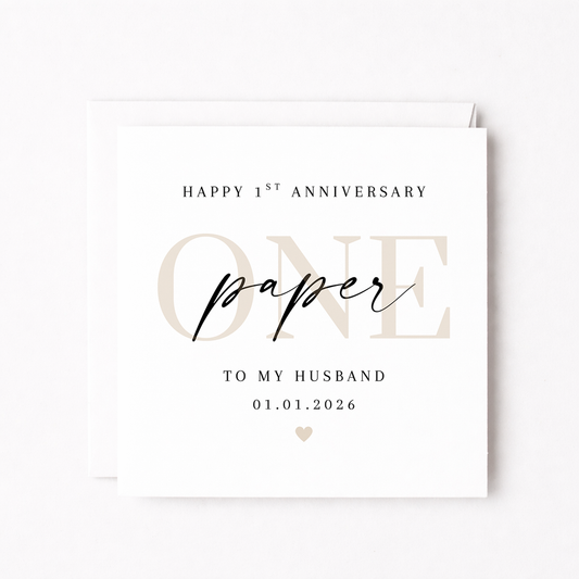 Paper Anniversary