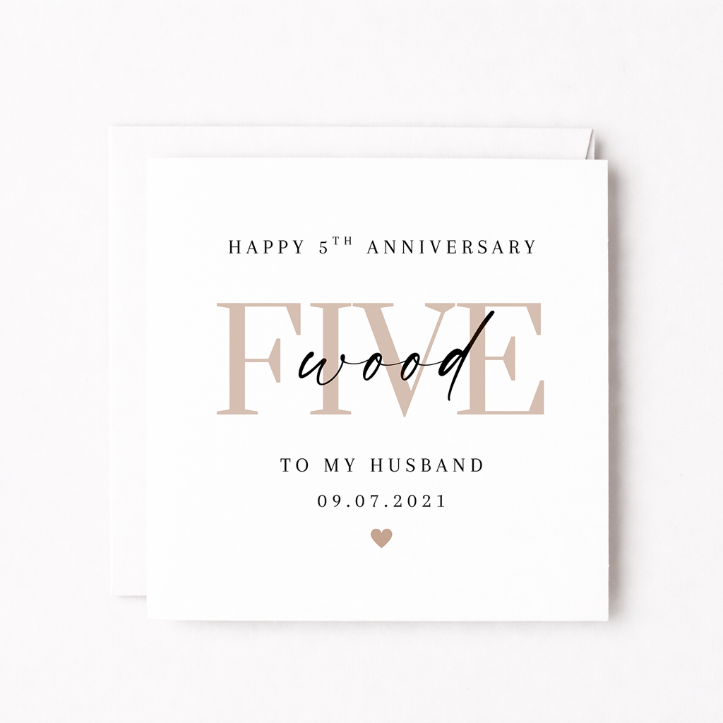 Wood Anniversary