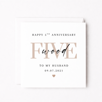 Wood Anniversary