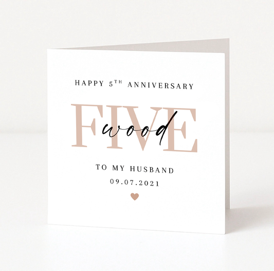 Wood Anniversary