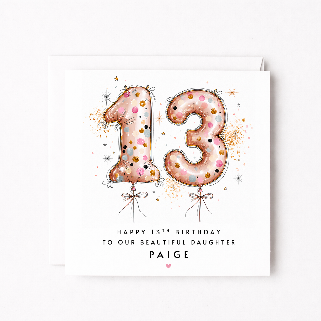 13th Confetti Balloon
